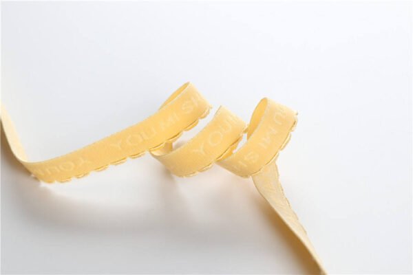 Factory Customized Waving 25 mm Picot Edge Elastic for Underwear Panties Sewing