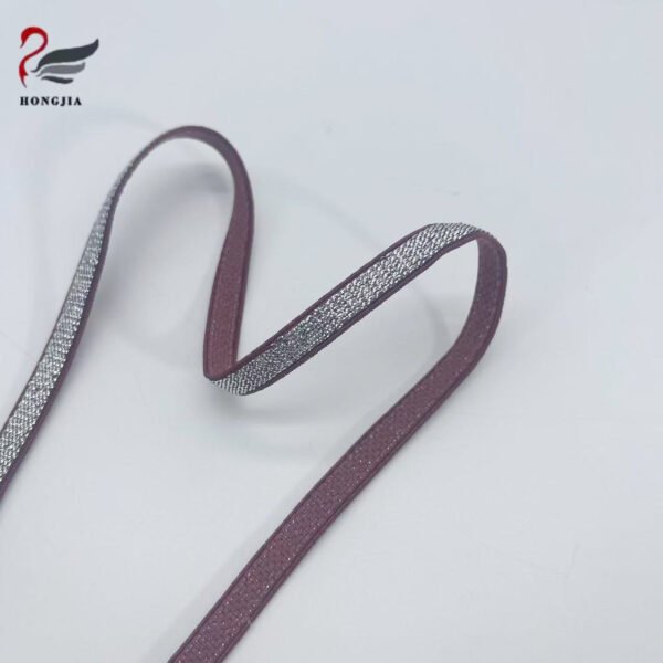 Factory Wholesale Multi-color Shiny Nylon Anti-slip Lingerie Shoulder Straps Soft Elastic Bra Straps