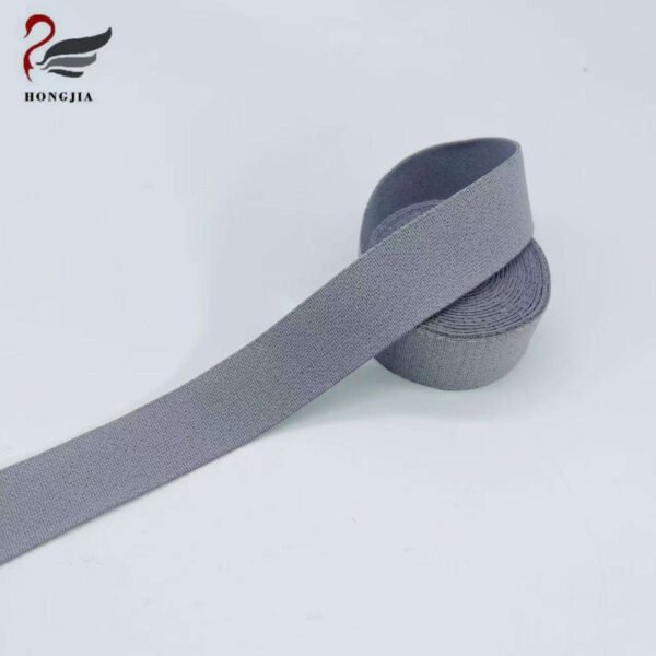 Factory Wholesale Multiple Color Soft Elastic Band Nylon Flat Webbing Strap Ant-slip Bra Shoulder Strap