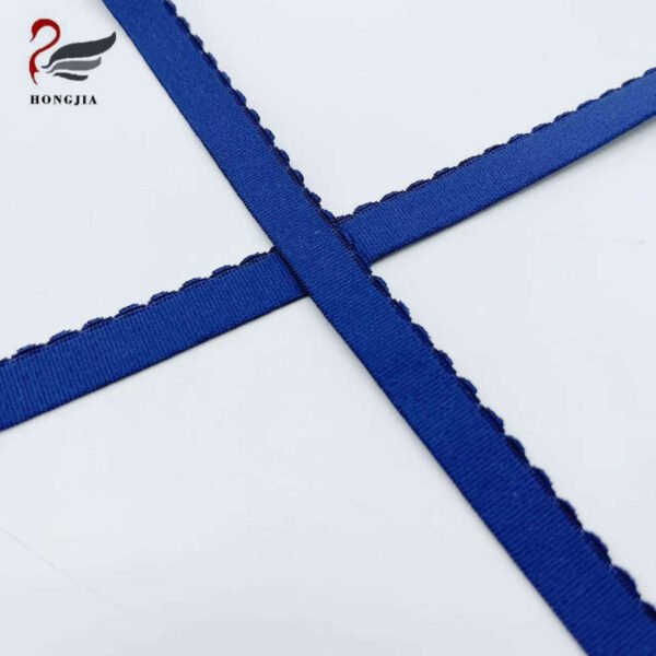 Main-06 Factory Wholesale Flat Nylon Elastic Jacquard Band Webbing Tape Picot Elastic Band Bra Straps